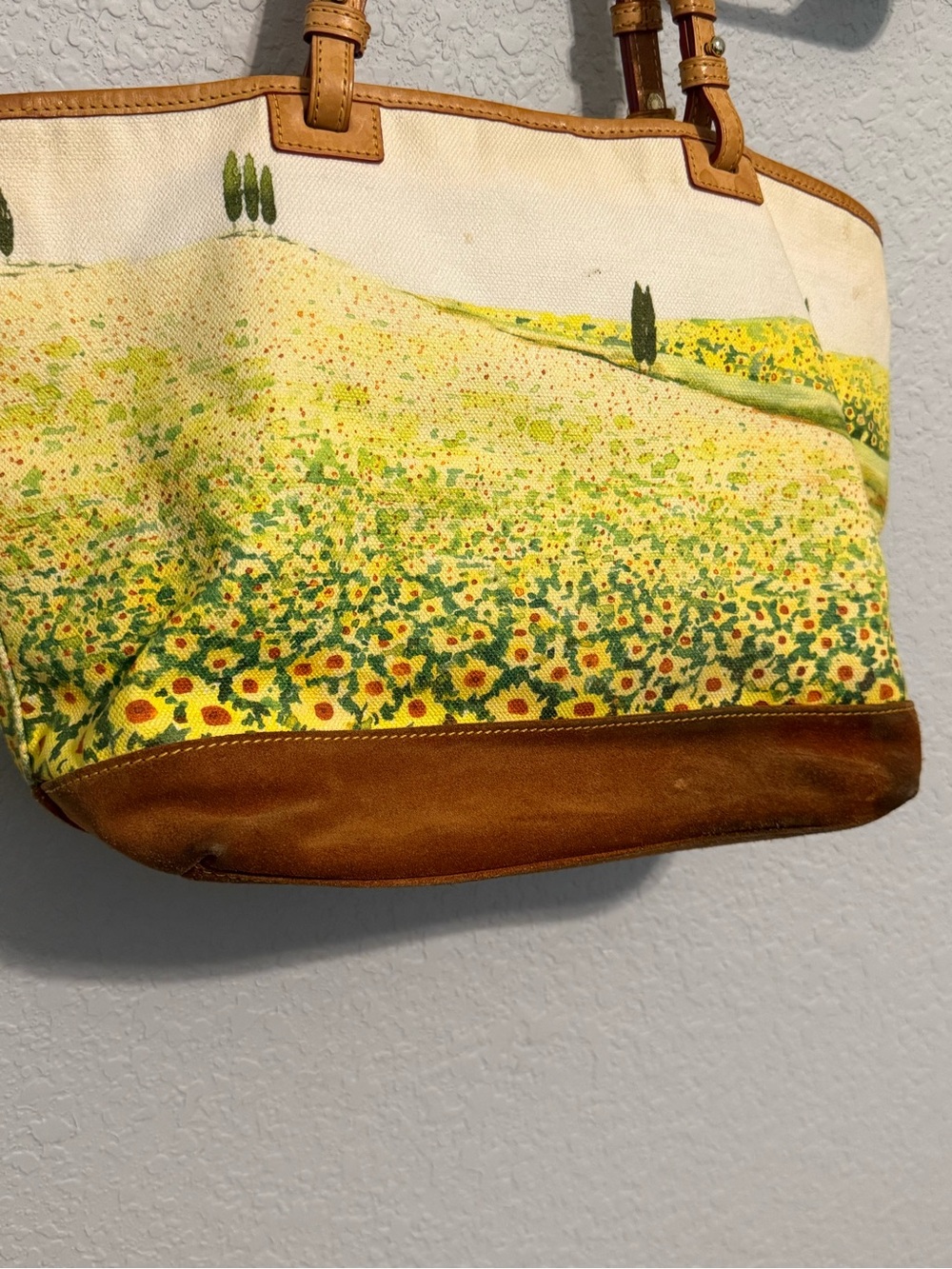 Dooney & Bourke Tuscan Landscape Canvas Tote - Picture 5 of 11